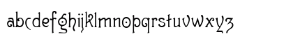Gutenberg Medium Lowercase Preview