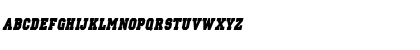 Princeton solid Condensed Italic Font