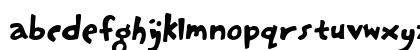 Hasty Pudding Regular Lowercase Preview