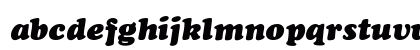 Lynette Bold Italic Regular Lowercase Preview