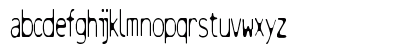 Helvetet Regular Lowercase Preview