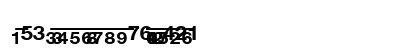 HelveticaFractions Bold Preview