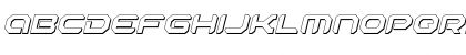 Robotaur 3D Italic Italic Font
