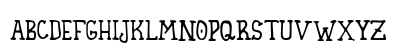 Homespun Regular Lowercase Preview