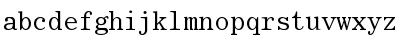 Roman Fixed-width Regular Font