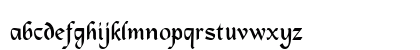 MacHumaine Hu Light Lowercase Preview