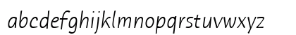 Humana Sans ITC TT LightItalic Preview