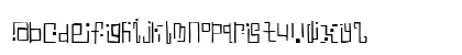 Antimony Blue Regular Lowercase Preview
