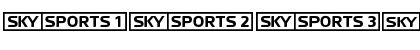 SKYfontsport Regular Font