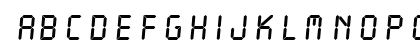 H_LCD ITCNormal Lowercase Preview