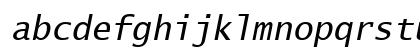 H_Lucida Sans Typewriter Oblique Preview