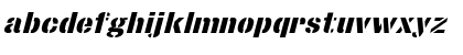 StencilSansExtrabold Italic Font