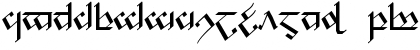 Tengwar Noldor-1 Regular Font
