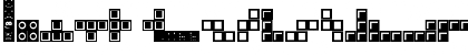 Tetris Blocks Regular Font