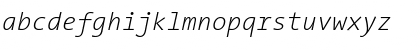 TheSans Mono ExtraLight Italic Font
