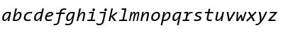 TheSans Mono Regular Italic Font
