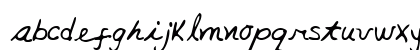 JacksHand Regular Lowercase Preview