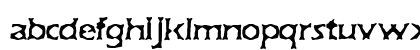 Jekyll (BRK) Regular Lowercase Preview