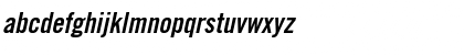 TradeGothicNo.20-Condensed BoldItalic Font