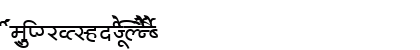 AkrutiDevRekha Normal Lowercase Preview