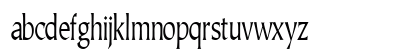 JusticeSystemCondensed Regular Lowercase Preview