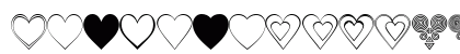 JW 52 Hearts Regular Lowercase Preview