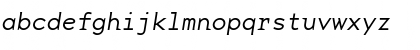 BaseMonoWide-Thin ThinItalic Font