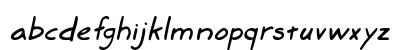 Marker SD Italic Lowercase Preview