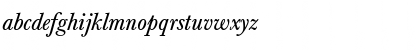 Baskerville Becker Italic Font