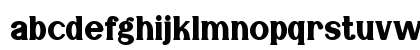 Khofira Regular Lowercase Preview