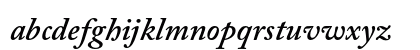 Adobe Caslon Pro Semibold Italic Preview