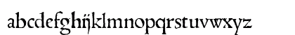 1543HumaneJenson Normal Lowercase Preview