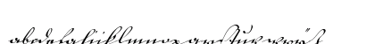 18th Century Kurrent Text Regular Lowercase Preview