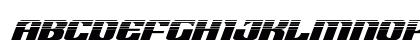 21 Gun Salute Halftone Italic Italic Lowercase Preview