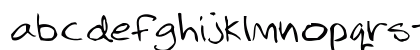 2Dumb Regular Lowercase Preview