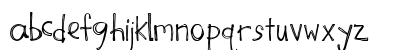 2Peas A Beautiful Mess Regular Lowercase Preview