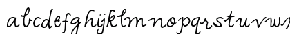 2Peas Angelic Regular Lowercase Preview