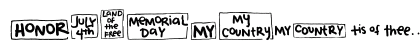 2Peas Blocks - Americana 2Peas Blocks - Americana Lowercase Preview