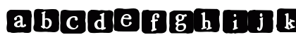 2Peas Flea Market Block Irregular Regular Lowercase Preview