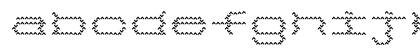 3 Megabytes Regular Lowercase Preview