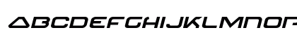 4114 Blaster Expanded Italic Expanded Italic Lowercase Preview