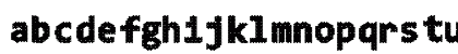 4K&amp;A Regular Lowercase Preview