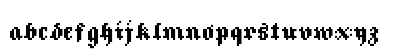 8Fraktura RC Regular Lowercase Preview