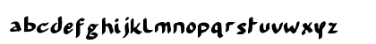 99% OCCUPY FONT Lowercase Preview
