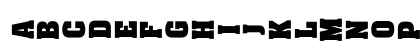 Aachen2048 Regular Lowercase Preview