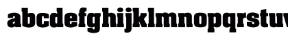 Aardvark Bold Lowercase Preview