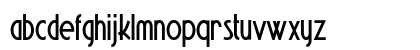 Abalaris Condensed Bold Lowercase Preview