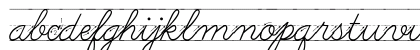 AbcCursiveArrow Regular Lowercase Preview