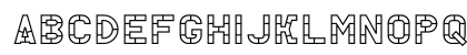 AC Thermes Outline Lowercase Preview