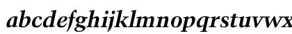 Activa-BoldItal Regular Lowercase Preview